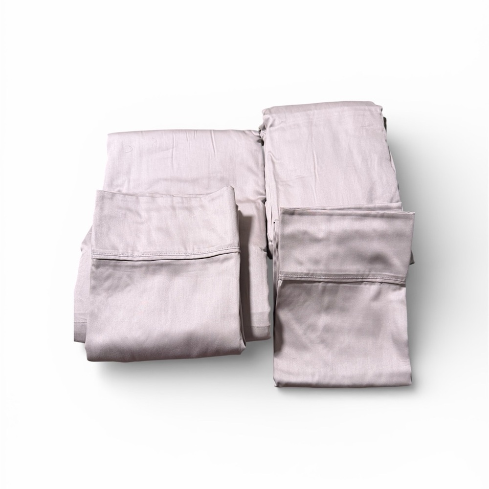 Luxury Cotton Sheet Set in Light Pink — Soft Home Bedding